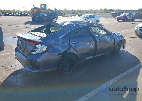 2020 Honda Civic Si Sedan z USA, uszkodzony, nr VIN 2HGFC1E54LH704151